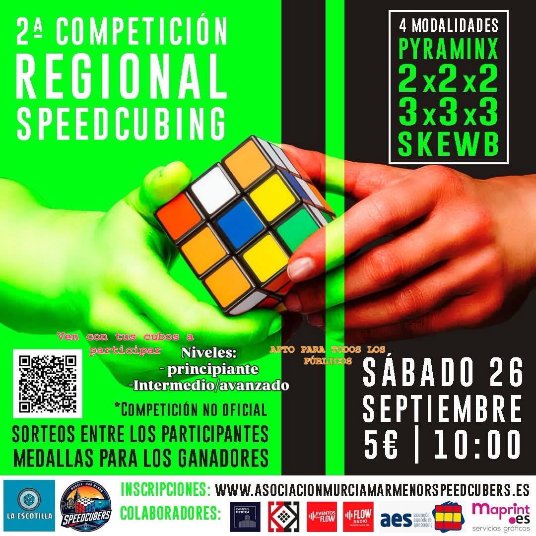 2ª Competición Regional Speedcubing