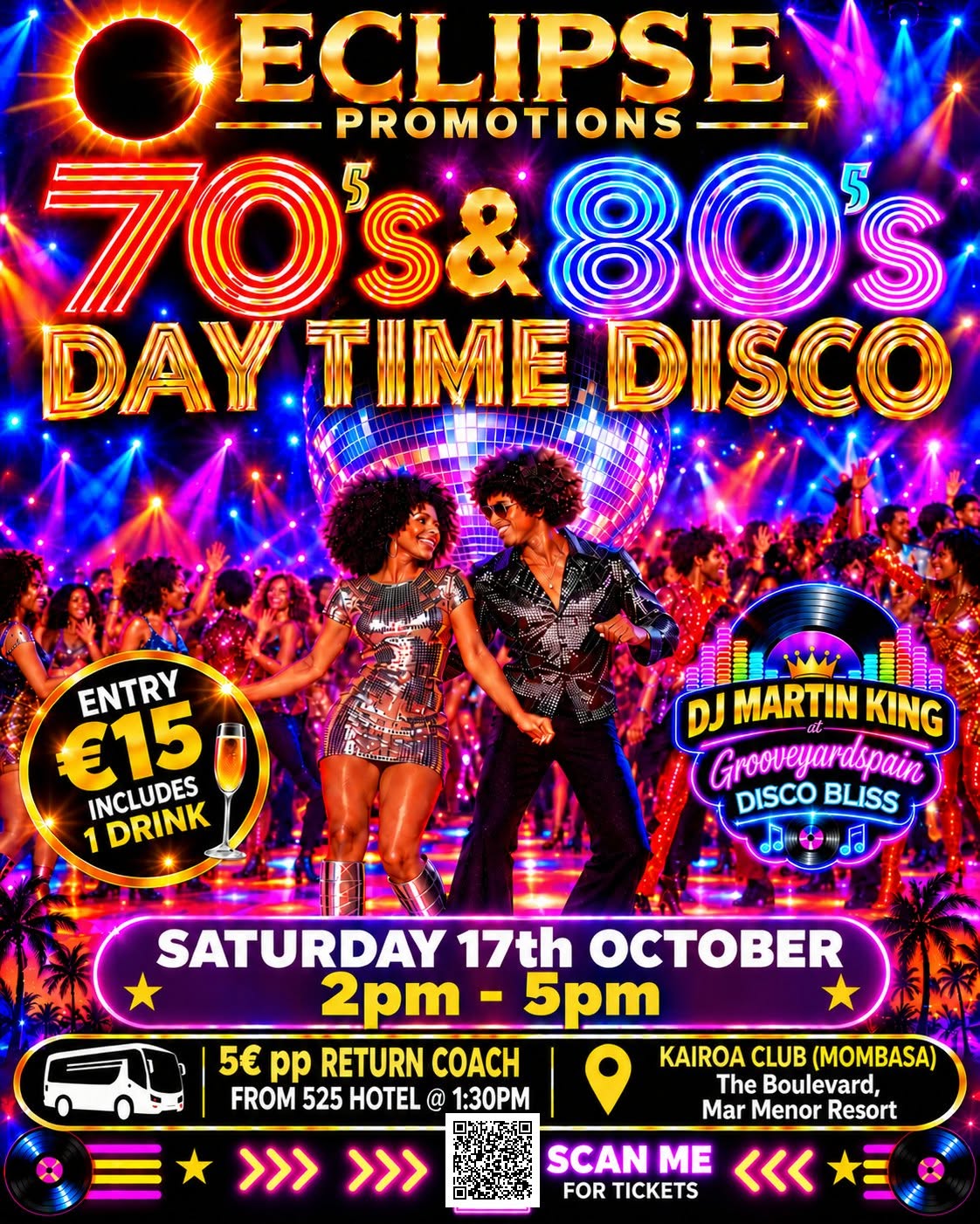 70's & 80's Day Time Disco