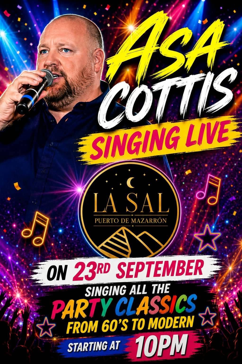 Asa Cottis Singing Live