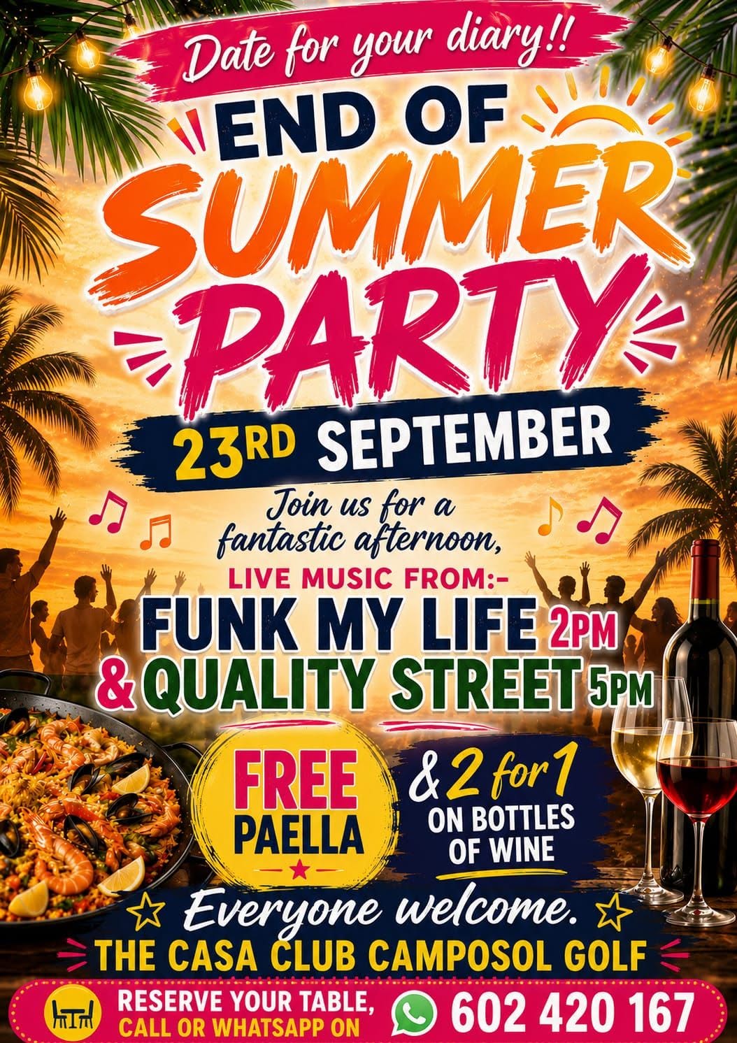 End of Summer Party