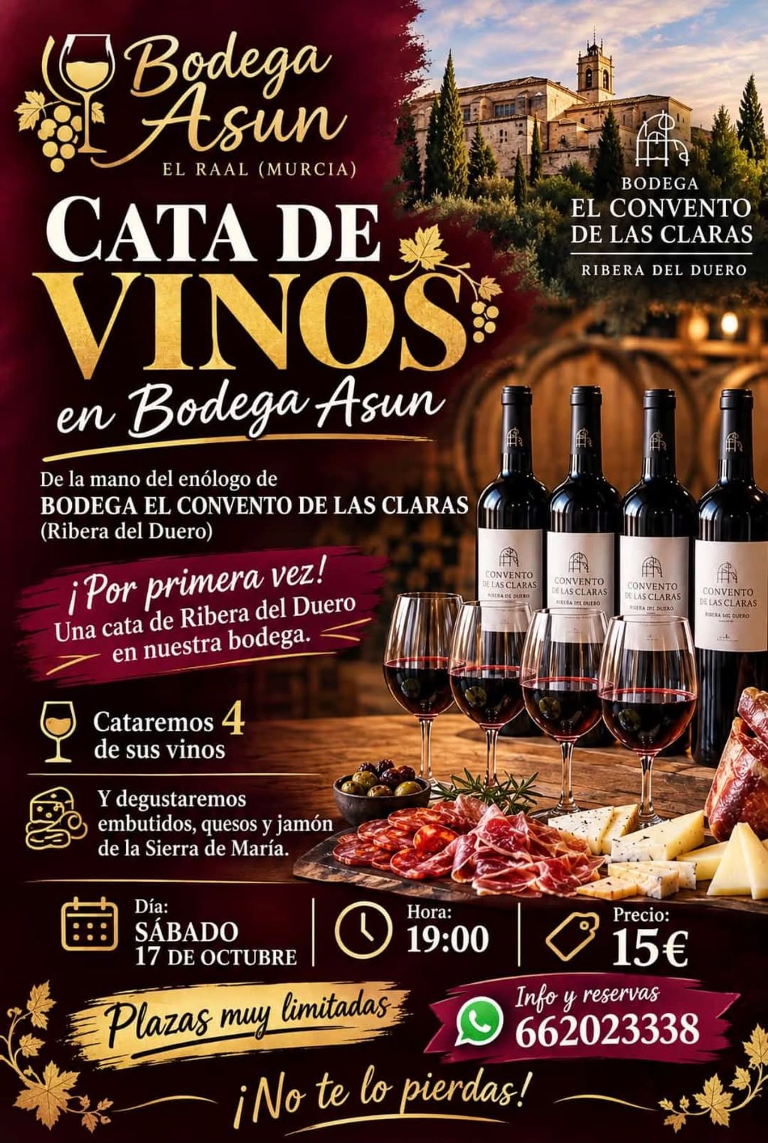 Cata de Vinos en Bodega Asun