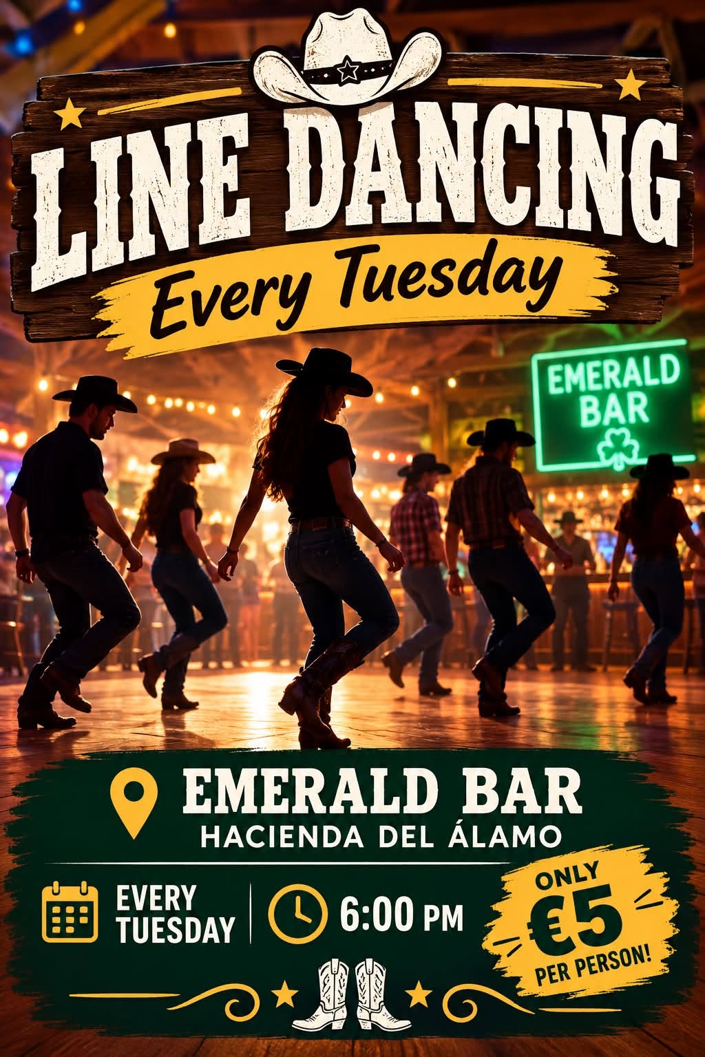 Baile en línea en Emerald