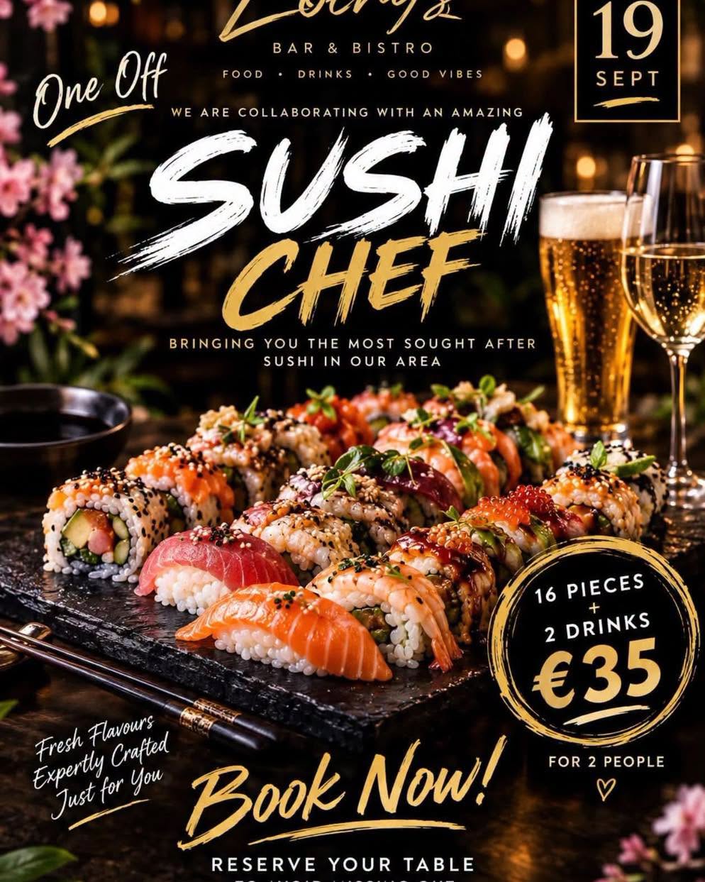 One Off Sushi Chef