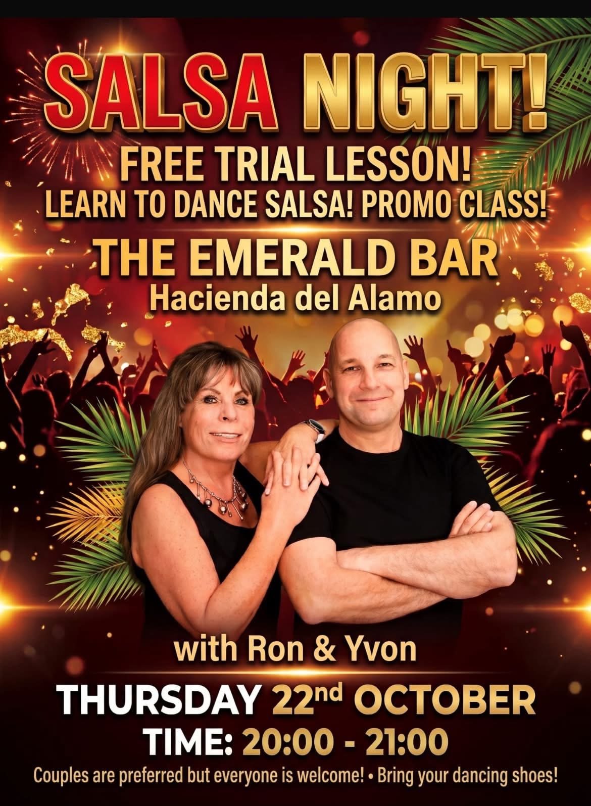 ¡Noche de salsa! Clase de prueba gratuita