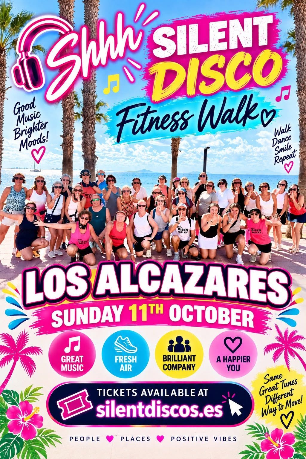 Shhh Silent Disco Fitness Walk